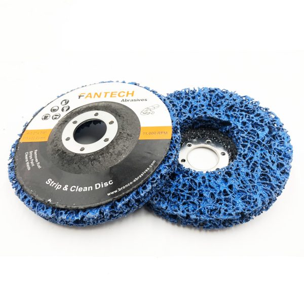 Disc pentru curățare intensivă albastru – abraziv Strip and Clean pentru șlefuire intensă, mai dur și mai agresiv