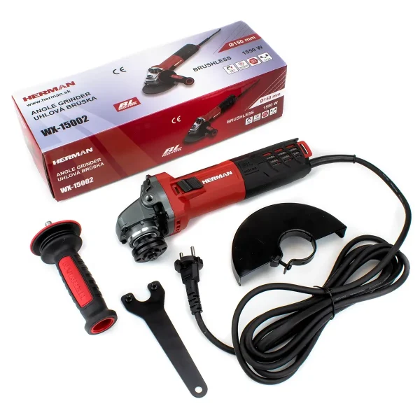 Polizor unghiular HERMAN WX-15002 BL | 150 mm 1550 W | - imagine 2