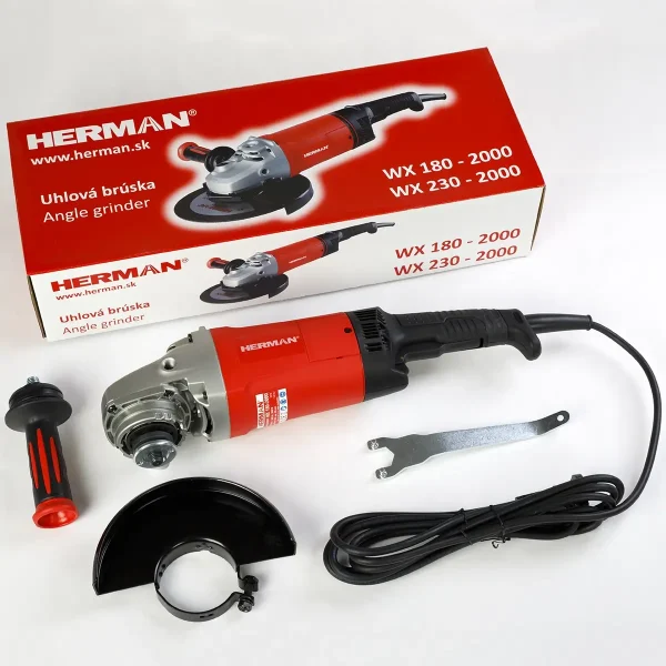 Angle Grinder HERMAN WX-18001 | 180 mm 2000 W | - imagine 2