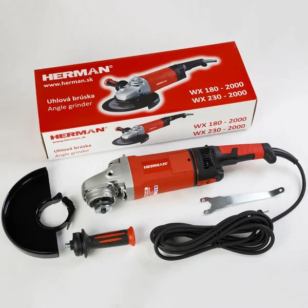 Angle Grinder HERMAN WX-23002 | 230 mm 2400 W | Warranty: 6 months - imagine 2