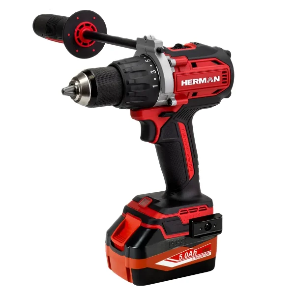 Cordless drill/driver HERMAN AXSP-1803 | 18,0 V 5Ah | Complete | Warranty: 2 years - imagine 2