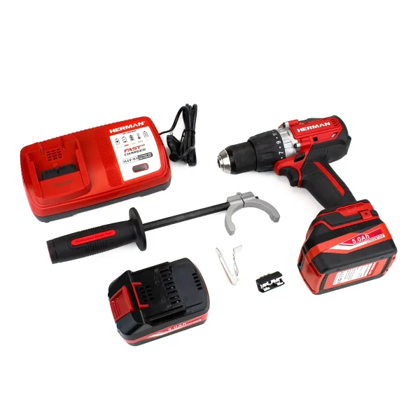 Cordless drill/driver HERMAN AXSP-1803 | 18,0 V 5Ah | Complete | Warranty: 2 years - imagine 3