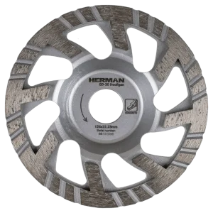Diamond grinding wheel HERMAN GD-30 Hooligan For rough grinding of concrete