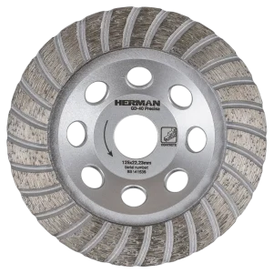 Diamond grinding wheel HERMAN GD-40 Precisa For fine grinding of concrete