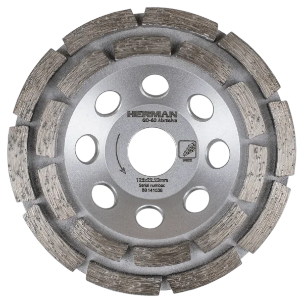 Diamond grinding wheel HERMAN GD-60 Abrasiva For rough grinding of masonry