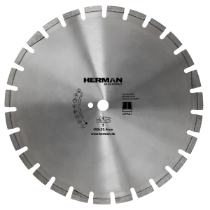 Diamond wheel HERMAN BD-65 Asphalt 450x25,4mm | H=12mm
