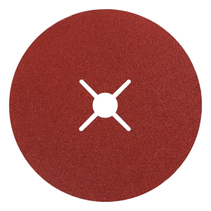 Fibre sanding disc HERMAN FX-10 for alloy steels 180mm | P 24