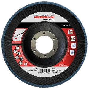 Flap disc HERMAN LR-20 Canta 125mm | P60 | zirconia