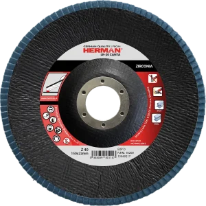 Flap disc HERMAN LR-20 Canta 150mm | P40 | zirconia