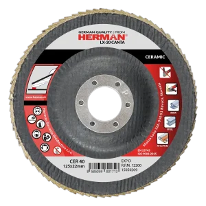 Flap disc HERMAN LX-20 Canta 125mm | P40 | ceramic
