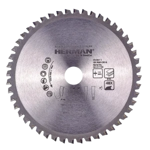 Circular saw blade HERMAN CX-20 SteelCut 160x1,6/1,0x20mm | 48 teeth