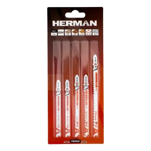 Jigsaw blades set QJ-60 Wood & Steel 5 pieces BiM Set