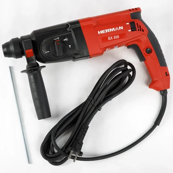 Combi-hammer HERMAN BX-800 | SDS-plus 800 W | Warranty: 2 years - imagine 4