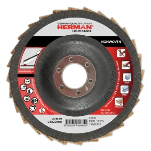 Flap disc HERMAN LW-20 Canta NONWOVEN | 125mm | coarse