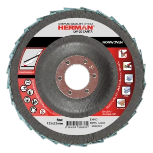 Flap disc HERMAN LW-20 Canta NONWOVEN | 125mm | fine