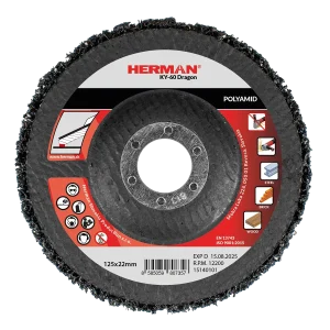 Flap disc HERMAN LY-20 SpeciAl 125mm | P60 | For aluminium
