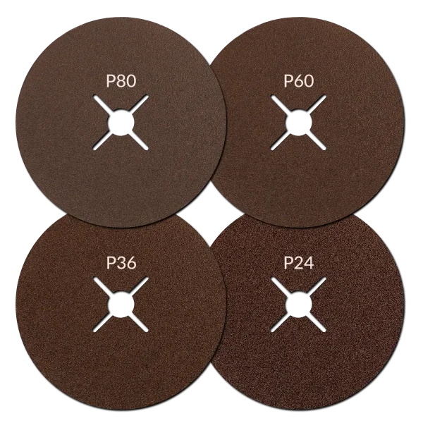 set discuri fiber HERMAN FS-10 Ø125 Ø180mm pentru oțel