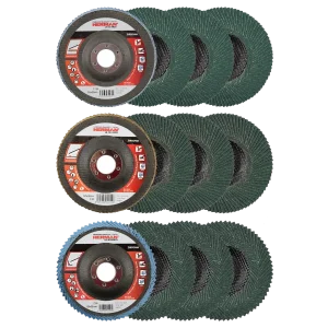 set discuri lamelare HERMAN zirconiu Ø125mm 12 bucăți