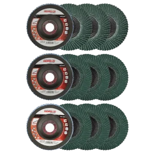 Set discuri lamelare HERMAN QL-30 pentru inox – Ø125mm, 12 bucăți