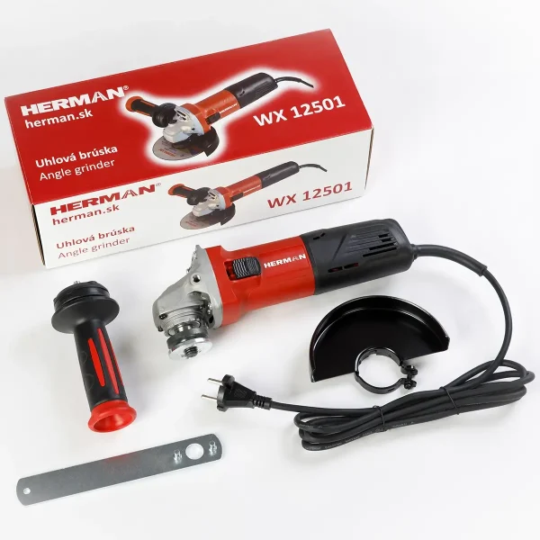 Polizor unghiular HERMAN WX-12501 | 125 mm 1000 W | - imagine 3