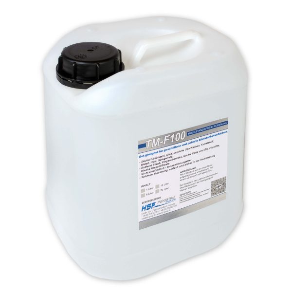 TM-F100 pre-cleaner & finisher for BEFORE and AFTER treatment