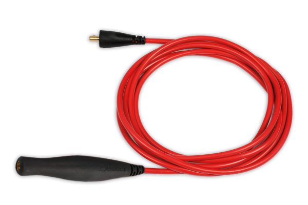Shaped handle cable for TIG brush