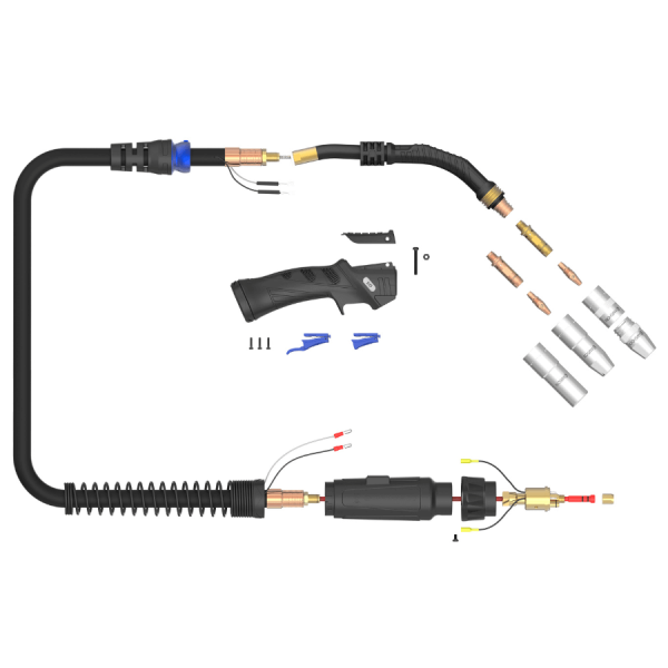 M5 - 560A Air Cooled High Performance Mig Welding Torch - imagine 3