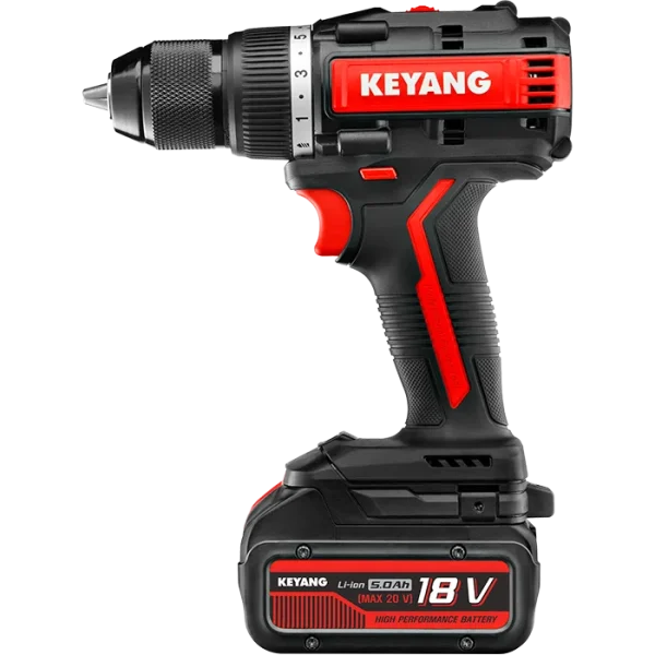 Mașină de Găurit și Înșurubat Keyang DD20BLA-70C – 18V | 70Nm | 5.0Ah - imagine 2