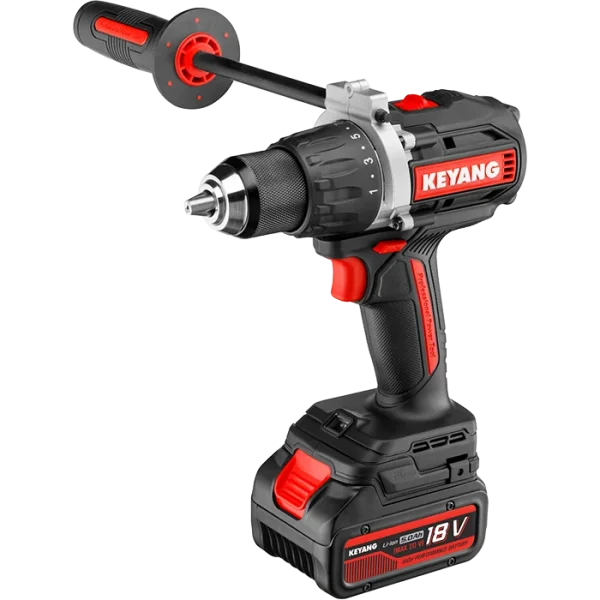 Mașină de Găurit cu Acumulator Keyang DD20BLH-100E – 18V | 100Nm | 5.0Ah - imagine 4