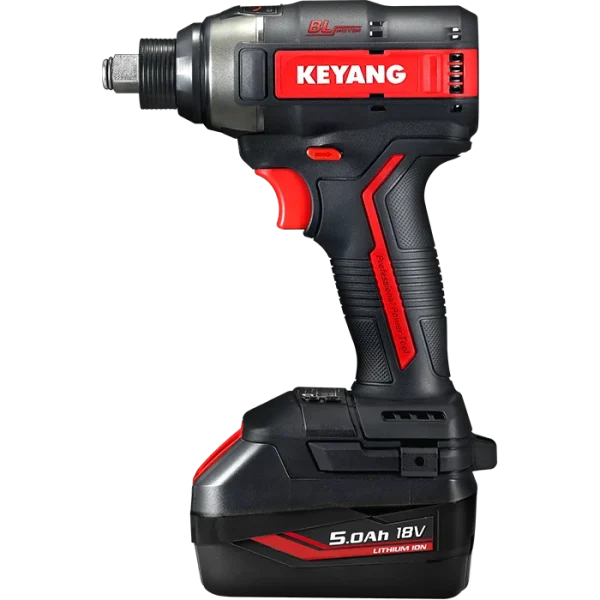 Keyang DW18BLA Șurubelniță / Cheie cu Impact Universală pe Baterie 18V – 5,0Ah – 210Nm – 1/2" & 1/4" - imagine 2