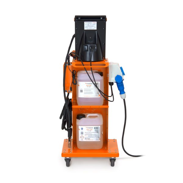 Cougartron Mobile Equipment Stand – Flexible Storage for Weld Cleaners - imagine 5