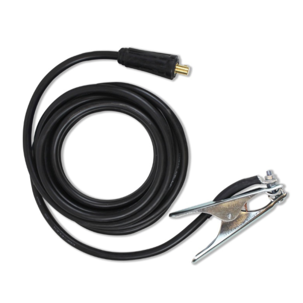 Cougartron Lead with Earth Clamp 6M, 200A (Dinse) – For FURY Weld Cleaners
