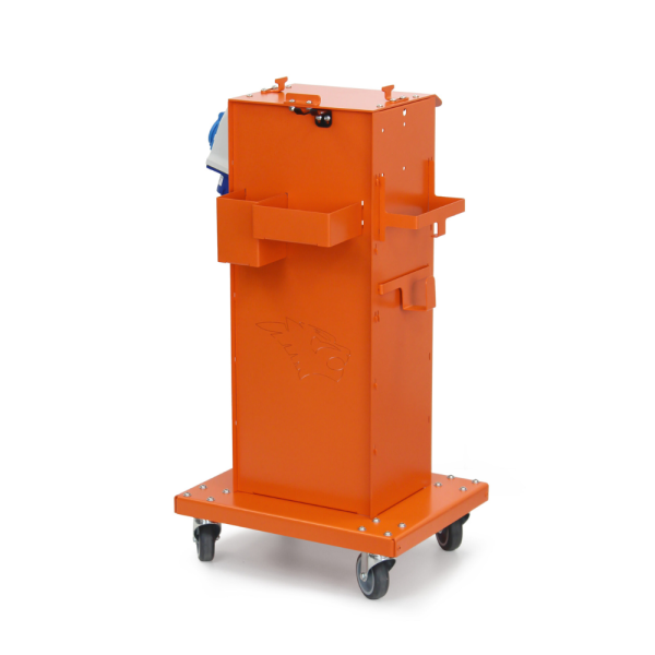 Cougartron Mobile Equipment Stand – Flexible Storage for Weld Cleaners