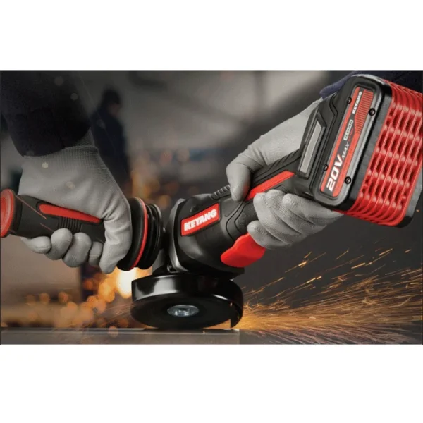 Keyang DG20BLH-125PV Cordless Angle Grinder with Paddleswitch 18V 5.0Ah - imagine 5
