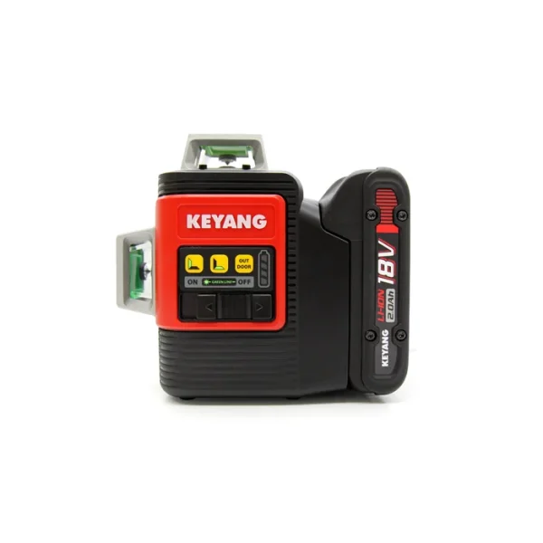 Keyang KL360GL Cordless Cross Line Laser – Green - imagine 2