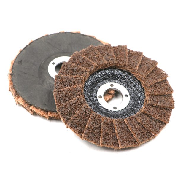 Disc de curățare abrazivă lamelar din fibră de nylon, 125x22 mm – granulație grosieră (Coarse) - imagine 3