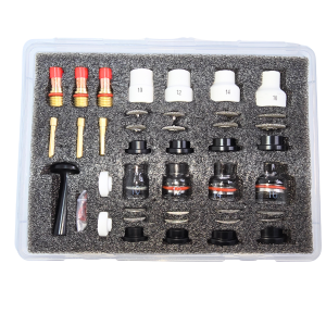 Set Duze Ceramice TIG cu Gas Lens – Kit Profesional pentru Torțe WP17/18/26 (54 piese)