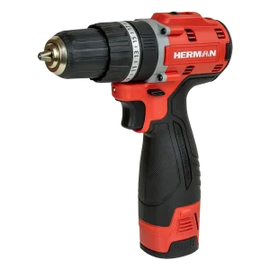 Mașină de găurit și înșurubat cu acumulator HERMAN AXSP-1441 14,4V cu percuție | Complete — imagine 1