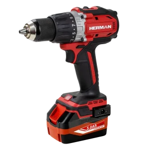 Mașină de găurit și înșurubat HERMAN AXSP-1803 18V 5Ah Complete cu percuție — imagine 1