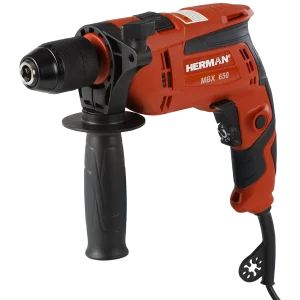 Bormașină cu percuție HERMAN MBX-650, 650 W, mandrină rapidă RÖHM 1,5-13 mm — imagine 1