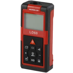 Telemetru laser HERMAN LD-60, rază 0,15–60 m, precizie ±2 mm — imagine 1