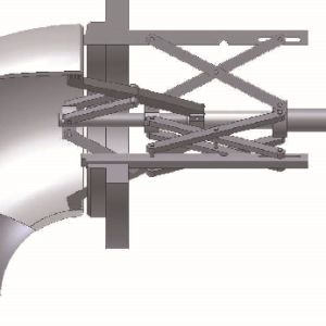 Clemă Internă Manuală pentru Flanșe IMF — Weld-Tech — prindere flanșe pe coturi 56-520 mm