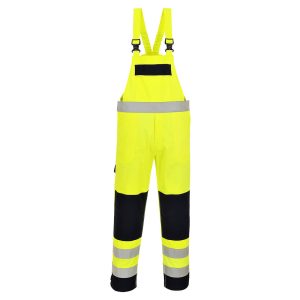 Pantaloni cu Pieptar Reflectorizant Ignifug Bizflame