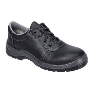 Steel Leather Low Shoe S3 SRC FW43 Negru - Portwest