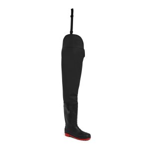 Steel PVC Waist Wader S5 FO FW71 Negru - Portwest