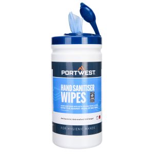Hand Sanitiser Wipes (200 Wipes) IW40 Albastru - Portwest