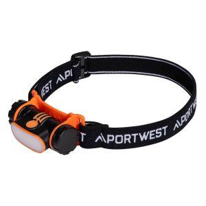 USB Rechargeable LED Head Light PA70 Negru - Portwest