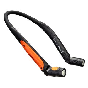 USB Rechargeable LED Neck Light PA73 Negru/Portocaliu - Portwest