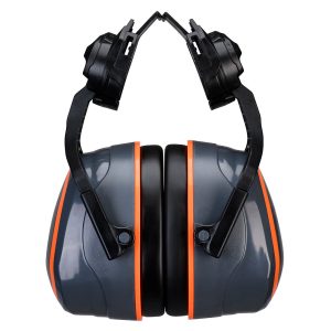 HV Extreme Ear Defenders High Clip-On Metal Free PW05 Gri/portocaliu - Portwest