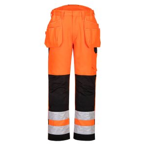 Pantaloni Holster PW242 Portocaliu/Negru - Portwest